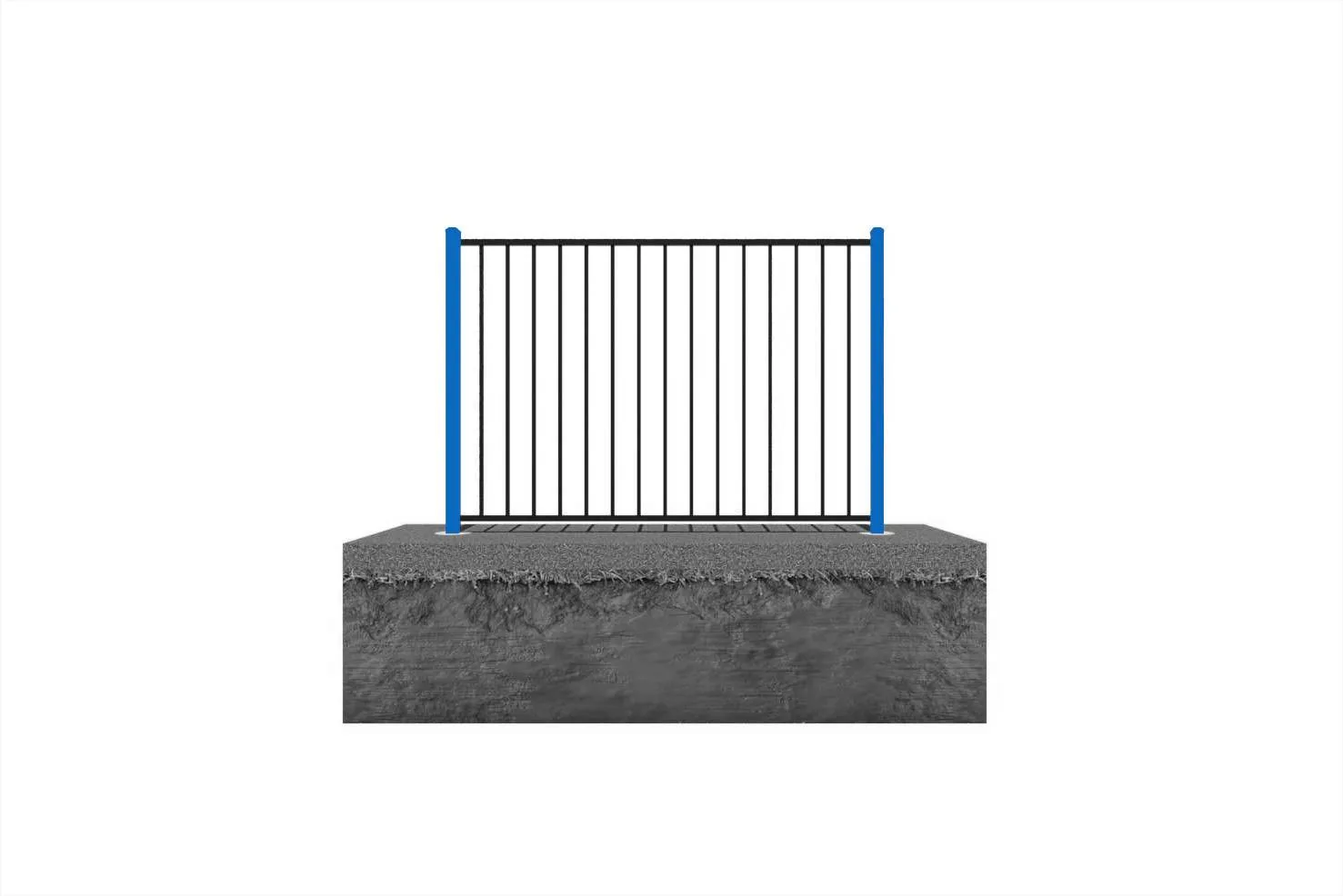 Metal fence posts