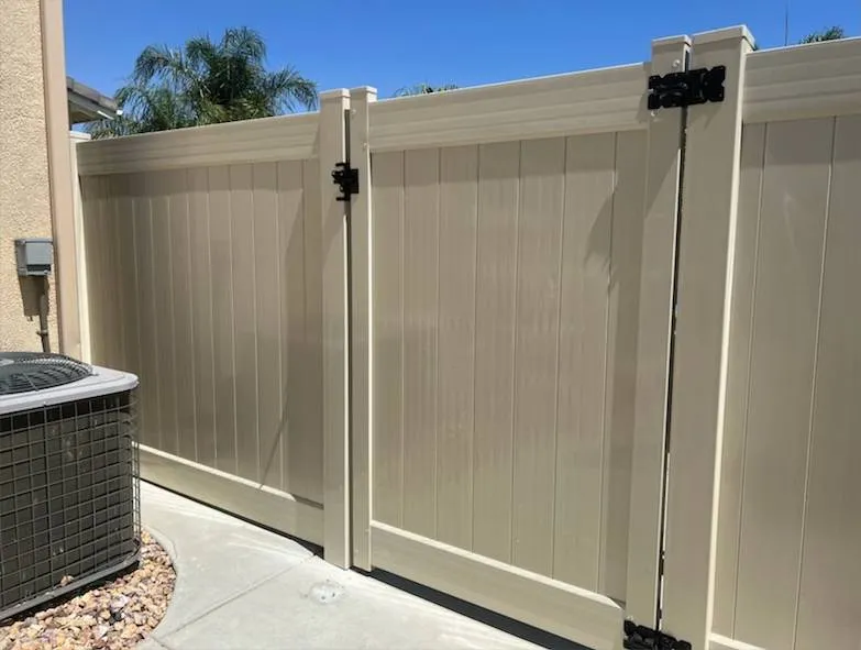Wood & vinyl gates