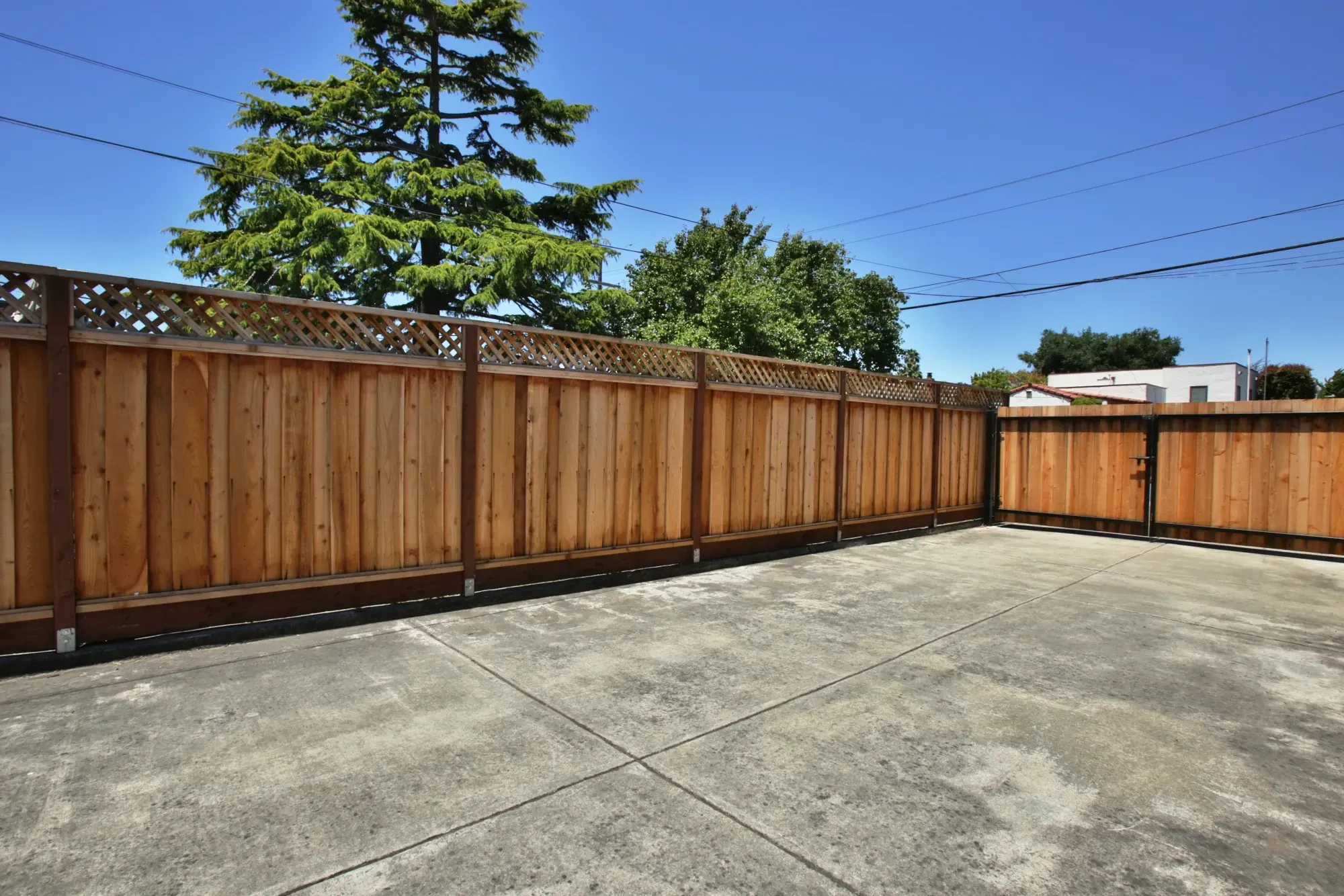 Picture Frame with Lattice Fence
