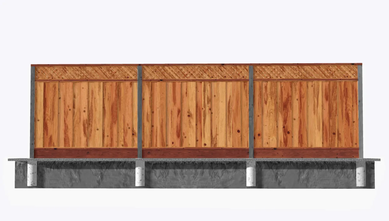 Privacy fence panels