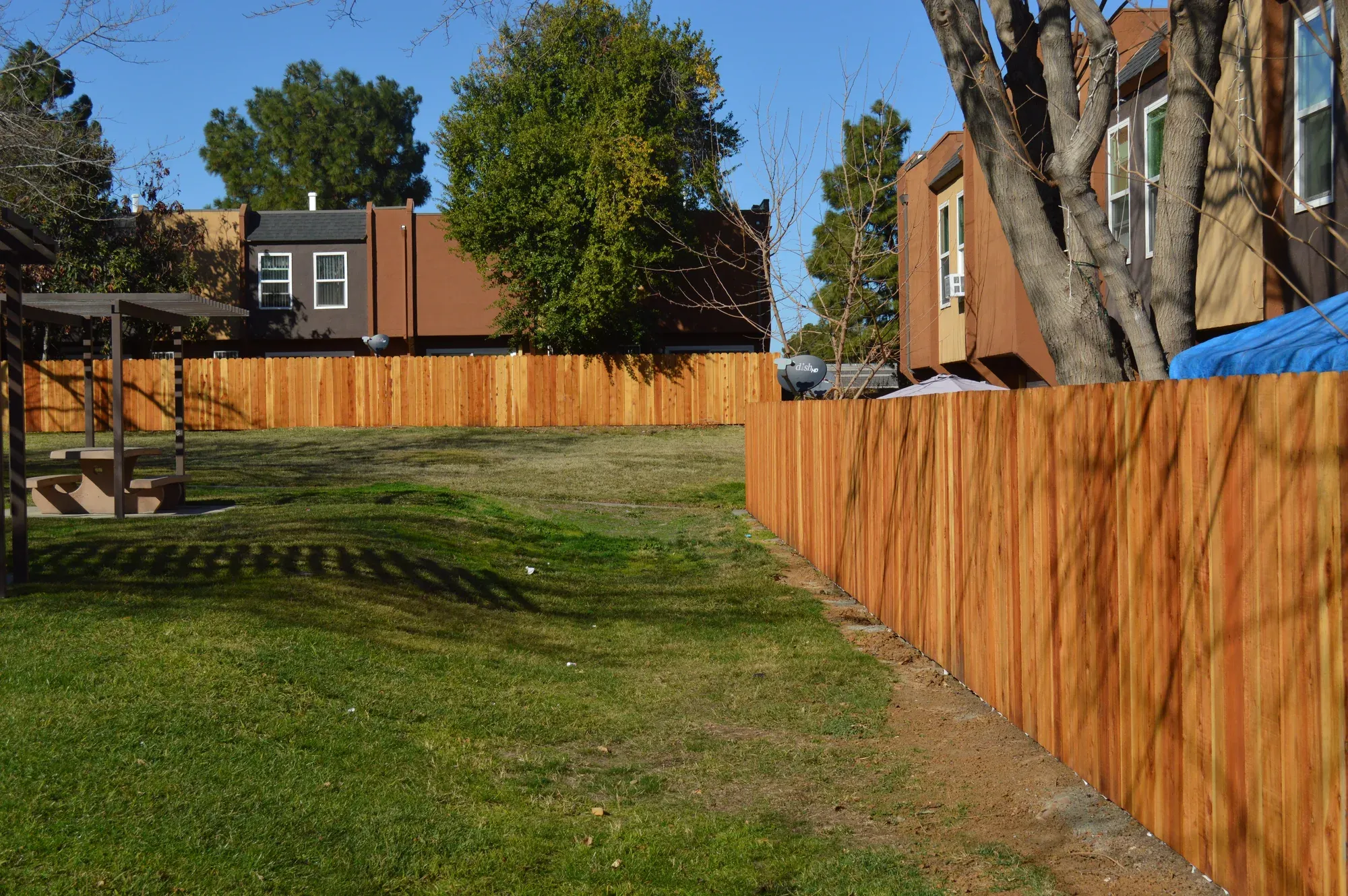 Community-wide fence replacement, phased building by building