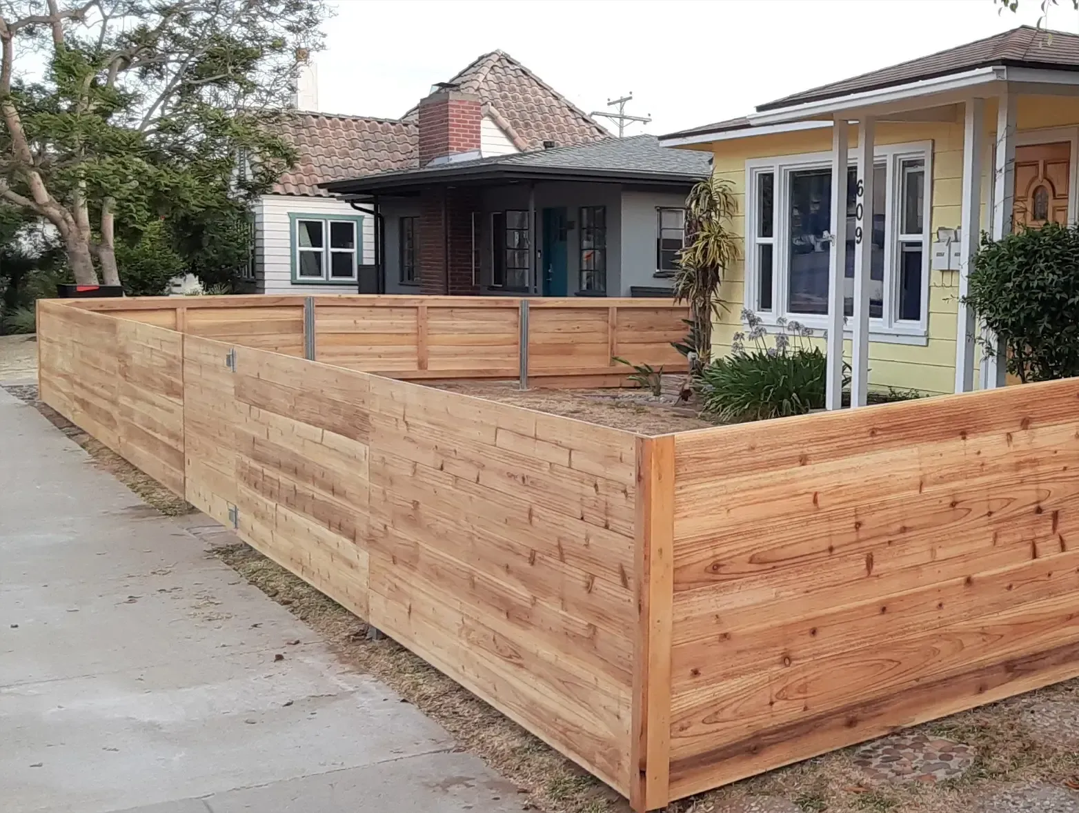 Front yard residential fence