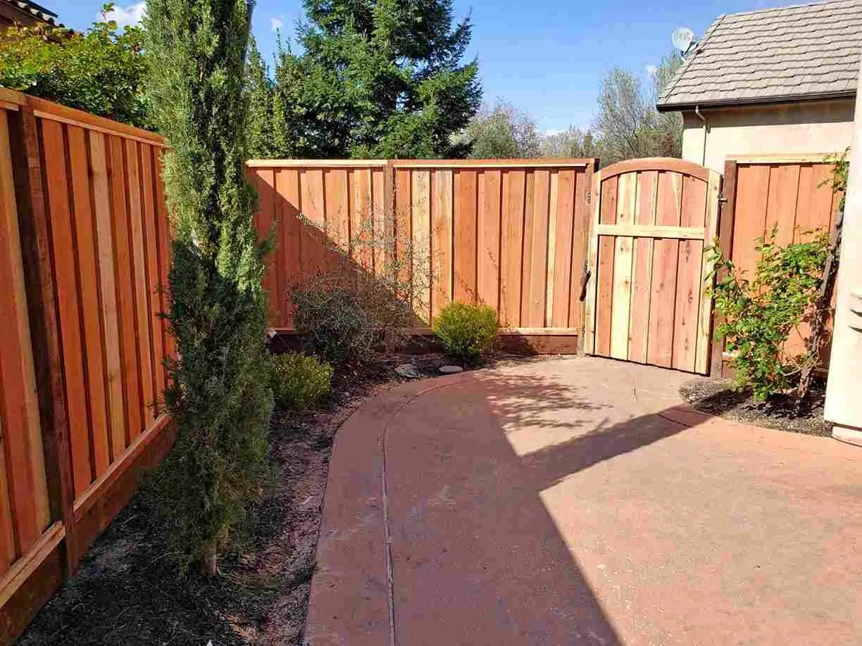 Wooden fences and gates