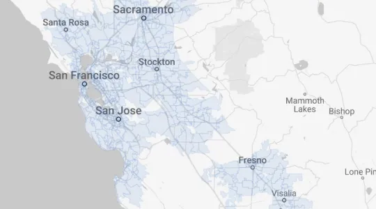 Northern California Map