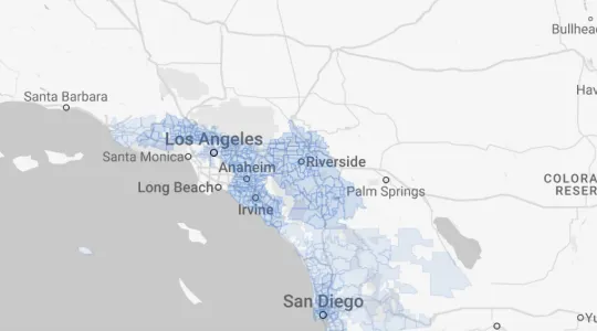 Southern California Map